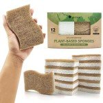 Biodegradable Coconut Scrubber Kitchen Sponge Pack of 12