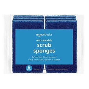 Non-Scratch Cleaning Sponges, 6-Pack - Blue