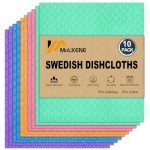 MoLKENE 10 Pack Reusable Swedish Dish Cloths