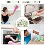 6 Pack Swedish Dishcloths for Kitchen Cleaning