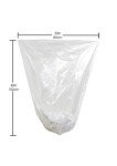 33 Gallon Clear Trash Can Liners - 500 Count