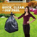 Heavy Duty 95-96 Gallon Trash Can Liners - 25 Count