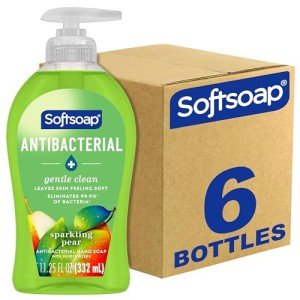Softsoap Antibacterial Hand Soap - Sparkling Pear, 6 Pack