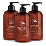 Coconut Milk & Sandalwood Hand Soap - Pack of 3