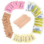 Sugar and Sweetener Assortment Packets (300 Pack)
