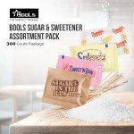 Sugar and Sweetener Assortment Packets (300 Pack)