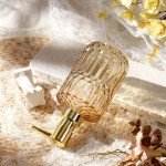 Amber Refillable Soap Dispenser with Pump