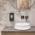 Oasis Creations Wall-Mounted Soap Dispenser - Black