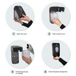 Oasis Creations Wall-Mounted Soap Dispenser - Black