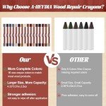 Wood Repair Wax Sticks - 16 Color Options