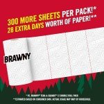 Brawny Tear-A-Square Paper Towels - 12 Rolls
