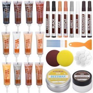 Comprehensive Wood Furniture Repair Kit - 33 Pieces