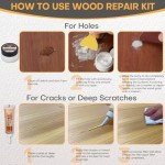 Comprehensive Wood Furniture Repair Kit - 33 Pieces
