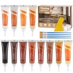 Wood Furniture Repair Kit - 12 Color Touch Up