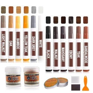 18-Piece Furniture Scratch Repair Marker Kit