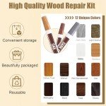 18-Piece Furniture Scratch Repair Marker Kit