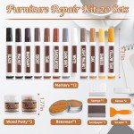 18-Piece Furniture Scratch Repair Marker Kit