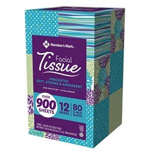 Ultra Soft Facial Tissues - 12 Cube Boxes