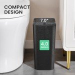 Cesun 4-Gallon Bathroom Trash Can with Lid