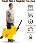 Nightcore 26 Qt Commercial Mop Bucket with Wringer