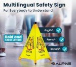 Alpine Wet Floor Caution Sign 3-Pack