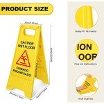 12 Pack Caution Wet Floor Double Sided Signs
