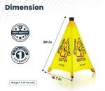 Alpine Wet Floor Caution Sign 3-Pack