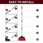 Heavy Duty Indoor/Outdoor Commercial Broom - 50" Handle