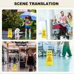 12 Pack Caution Wet Floor Double Sided Signs