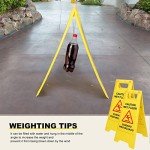 12 Pack Caution Wet Floor Double Sided Signs