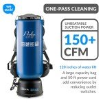 Prolux 10 Quart Blue Backpack Vacuum with HEPA Filter