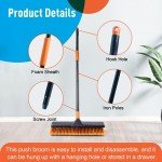 CLEANHOME 45.7cm Heavy-Duty Floor Cleaning Broom