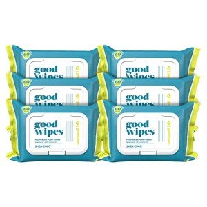 Goodwipes Flushable Plant-Based Aloe Wipes - 360 Count