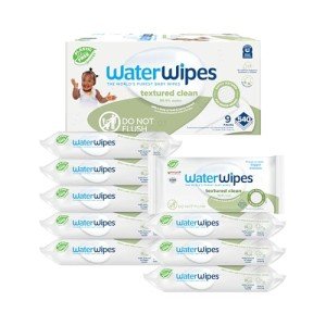 Plastic-Free Textured Baby Wipes, 540 Count