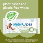 Plastic-Free Textured Baby Wipes, 540 Count