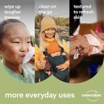 Plastic-Free Textured Baby Wipes, 540 Count