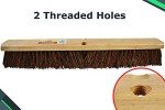 Bristles 24” Heavy-Duty Push Broom Head
