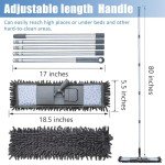 Microfiber Dust Mops Kit with Shoe Cover Dusters