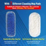 CLEANHOME Microfiber Dust Mop with Chenille Refill