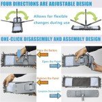 Microfiber Dust Mops Kit with Shoe Cover Dusters