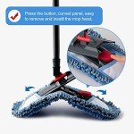 CLEANHOME Microfiber Dust Mop with Chenille Refill
