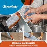 CLEANHOME Microfiber Floor Mop with Extendable Handle