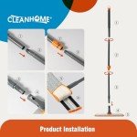 CLEANHOME Microfiber Floor Mop with Extendable Handle