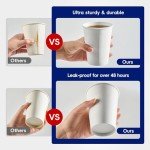 JOLLY CHEF 300 Pack 12 oz Disposable Coffee Cups