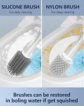 Leebein Electric Toilet Brush Set with Replacements