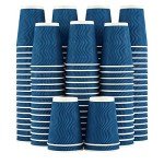 Lamosi 12 oz Insulated Disposable Coffee Cups - 120 Pack