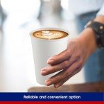 JOLLY CHEF 300 Pack 12 oz Disposable Coffee Cups