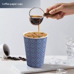 240 Pack 10 oz Floral Disposable Paper Cups