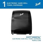 Scott Essential Electronic Towel Dispenser - Fast Change, Smoke