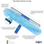 Unger 2-in-1 Window Squeegee and Scrubber Tool